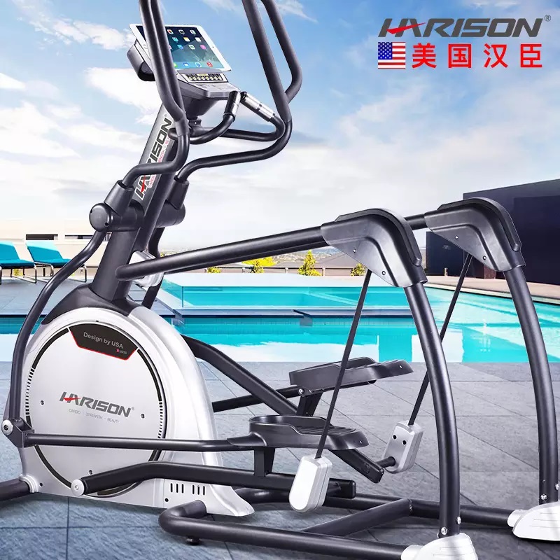 美国汉臣椭圆机家用豪华高端商用健身房专业太空漫步机运动椭圆仪E3800
